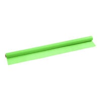 Choice 40 inch x 100' Lime Green Plastic Table Cover Roll