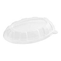 Stalk Market Oval Plastic Dome Lid for 20 oz. Fiber Containers - 400/Case