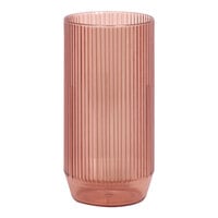 Front of the House Gatsby 16 oz. Rose SAN Plastic Highball Glass - 12/Pack