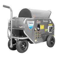 Delco Versa 65075 Portable Stainless Steel Electric Hot Water Pressure Washer with Gas Burner - 3000 PSI; 4.0 GPM; 1 Phase
