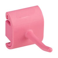 Vikan 10121 3" Pink Single Hook Hygienic Wall Bracket