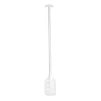 Remco 52" x 6" White Polypropylene Mixing Paddle / Scraper with Holes 67765