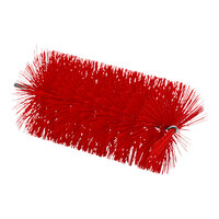 Vikan 3 1/2" Red Medium Polyester Tube Brush Head for Flexible Handle 53914