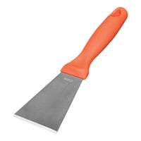 Remco 3" Stainless Steel Scraper with Orange Handle 69727