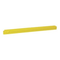 Vikan 77346 23 5/8" Yellow Ultra-Hygienic Replacement Squeegee Blade for 77146 and 77246