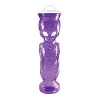 28 oz. Purple Alien Bottle with Lid and Straw - 36/Case