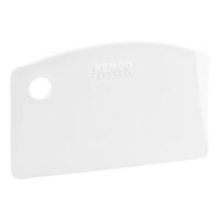 Remco 5" White Polypropylene Mini Bench / Bowl Scraper 69595