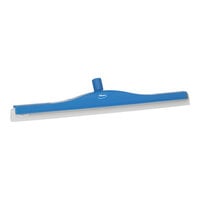 Vikan 23 5/8" Double Blade Rubber Revolving Neck Floor Squeegee with Plastic Frame and Replacement Cassette