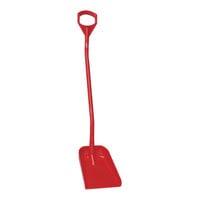 Vikan 10" Wide Red Ergonomic Polypropylene Food Service Shovel 56114