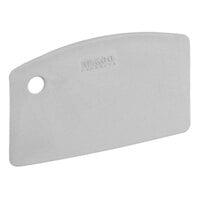 Remco 5" Gray Metal Detectable Polypropylene Mini Bench / Bowl Scraper 6959MD5