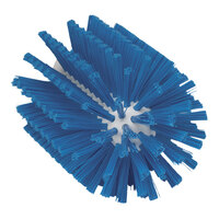 Vikan 3 1/2" Blue Medium Polyester Tube Brush Head 5380903