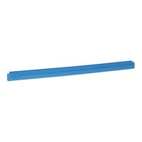 Vikan 77353 27 5/8" Blue Ultra-Hygienic Replacement Squeegee Blade for 77153 and 77253