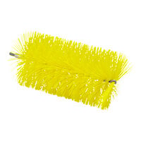 Vikan 3 1/2" Yellow Medium Polyester Tube Brush Head for Flexible Handle 53916