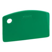 Remco 5" Green Polypropylene Mini Bench / Bowl Scraper 69592