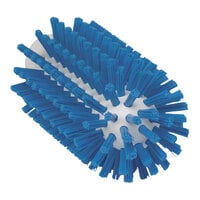 Vikan 2 1/2" Blue Stiff Polyester Tube Brush Head 5380633