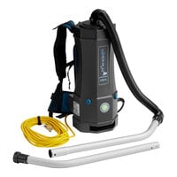 Lavex 6 Qt. Backpack Vacuum with HEPA Filtration and SpaceVac Lite SV38 Complete Lite System with 1 1/2" Attachment Connection