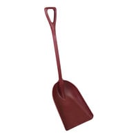 Remco 14" Wide Red One-Piece Metal Detectable Polypropylene Food Service Shovel 6982MD4