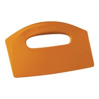 Remco 8" Orange Polypropylene Bench Scraper 69607