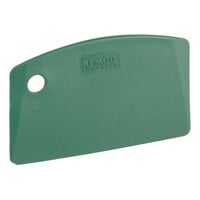 Remco 5" Green Metal Detectable Polypropylene Mini Bench / Bowl Scraper 6959MD2