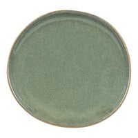 Front of the House Artefact 9" Moss Round Porcelain Plate - 6/Case