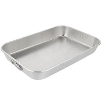 Vollrath 68080 Wear-Ever 7.5 Qt. Aluminum Baking and Roasting Pan with Handles - 17 5/8" x 11 3/4" x 2 3/8"