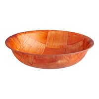 Choice 8 inch Woven Wood Salad Bowl - 12/Pack