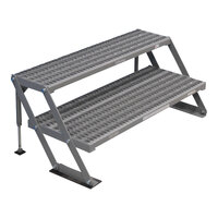 Cotterman Series WP 36" x 12" 2-Step Adjustable Steel Work Platform D0550096-02 - 800 lb. Capacity