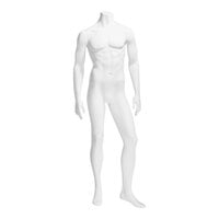 Econoco Gene Male Headless Mannequin with Arms at Sides and Left Leg Forward GEN-2-HL
