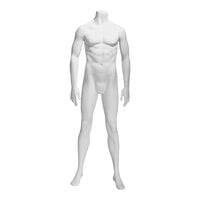 Econoco Gene Male Headless Mannequin with Arms at Sides GEN-1-HL