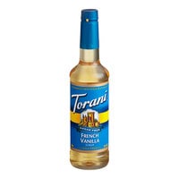 Torani Sugar-Free French Vanilla Flavoring Syrup 750 mL Plastic Bottle