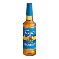 Torani Sugar-Free Hazelnut Flavoring Syrup 750 mL Plastic Bottle