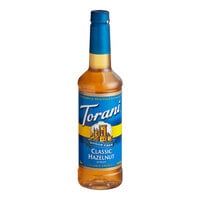 Torani Sugar-Free Classic Hazelnut Flavoring Syrup 750 mL Plastic Bottle