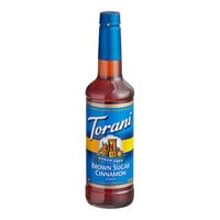 Torani Sugar-Free Brown Sugar Cinnamon Flavoring Syrup 750 mL Plastic Bottle
