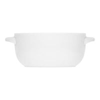 Bauscher by BauscherHepp Luzifer 19.6 oz. Bright White Round Porcelain Casserole Dish - 24/Case