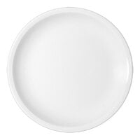 Bauscher by BauscherHepp Modulus 6 5/8" Bright White Round Flat Porcelain Coupe Plate - 36/Case