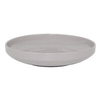 Front of the House Bevel 44 oz. Stone Round Porcelain Bowl - 4/Case