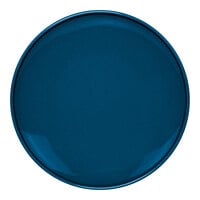 Front of the House Bevel 7 1/2" Lapis Round Porcelain Plate - 6/Case