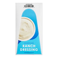 ServSense Ranch Label Sticker for Pouch Condiment Pump Dispensers