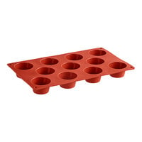 Pavoni Formaflex 11 Compartment Muffins Silicone Baking Mold FR020 - 1 15/16" x 1 1/8" Cavities