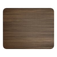 Lancaster Table & Seating Rectangular Thermo-Formed MDF Table Top with Dark Walnut Finish