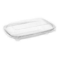 Inline Plastics Safe-T-Chef 24 oz. Tamper-Resistant, Tamper-Evident Rectangular Hinged Container with Dome Lid - 136/Case