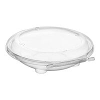 Inline Plastics Safe-T-Chef 20 oz. Tamper-Resistant, Tamper-Evident Vented Round Hinged Container with Dome Lid - 240/Case