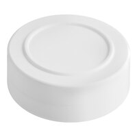 48/485 White Unlined Polypropylene Spice Cap - 1100/Case