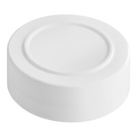 48/485 White Induction-Lined Polypropylene Spice Cap - 1100/Case