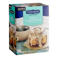 Cinnabon Classic Cinnamon Roll Coffee Single Serve Keurig® K-Cup® Pods - 24/Box