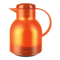 EMSA Samba 33.8 oz. Transparent Orange Polypropylene Vacuum Insulated Carafe 58.4517.9062