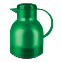 EMSA Samba 33.8 oz. Transparent Grass Green Polypropylene Vacuum Insulated Carafe 58.4517.9072