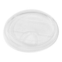 Tossware Natural Plant-Based PLA Plastic Sip Lid for Arena and Arc Cups - 1000/Case