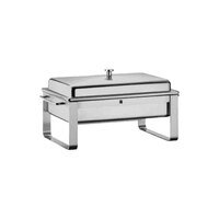 WMF by BauscherHepp Economy Full Size Stainless Steel Chafer with 3 Porcelain Inserts 06.3322.6211