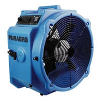 PURAERO PA-250-AF-BL Blue 2-Speed Axial Fan - 4,000 CFM, 115V